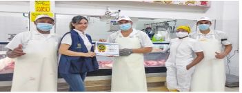RECONOCIMIENTOS A EXPENDIOS DE CARNE EN VILLAGORGONA POR CUMPLIMIENTO SANITARIO