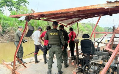 Operativo contra minería: Ocho personas capturadas