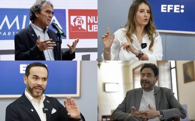 Encuestas muestran una reñida disputa por la Presidencia entre Iván Cepeda, Abelardo de la Espriella y Paloma Valencia